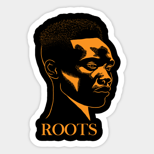 Afro Man African Roots Black Pride Sticker by logiamerch